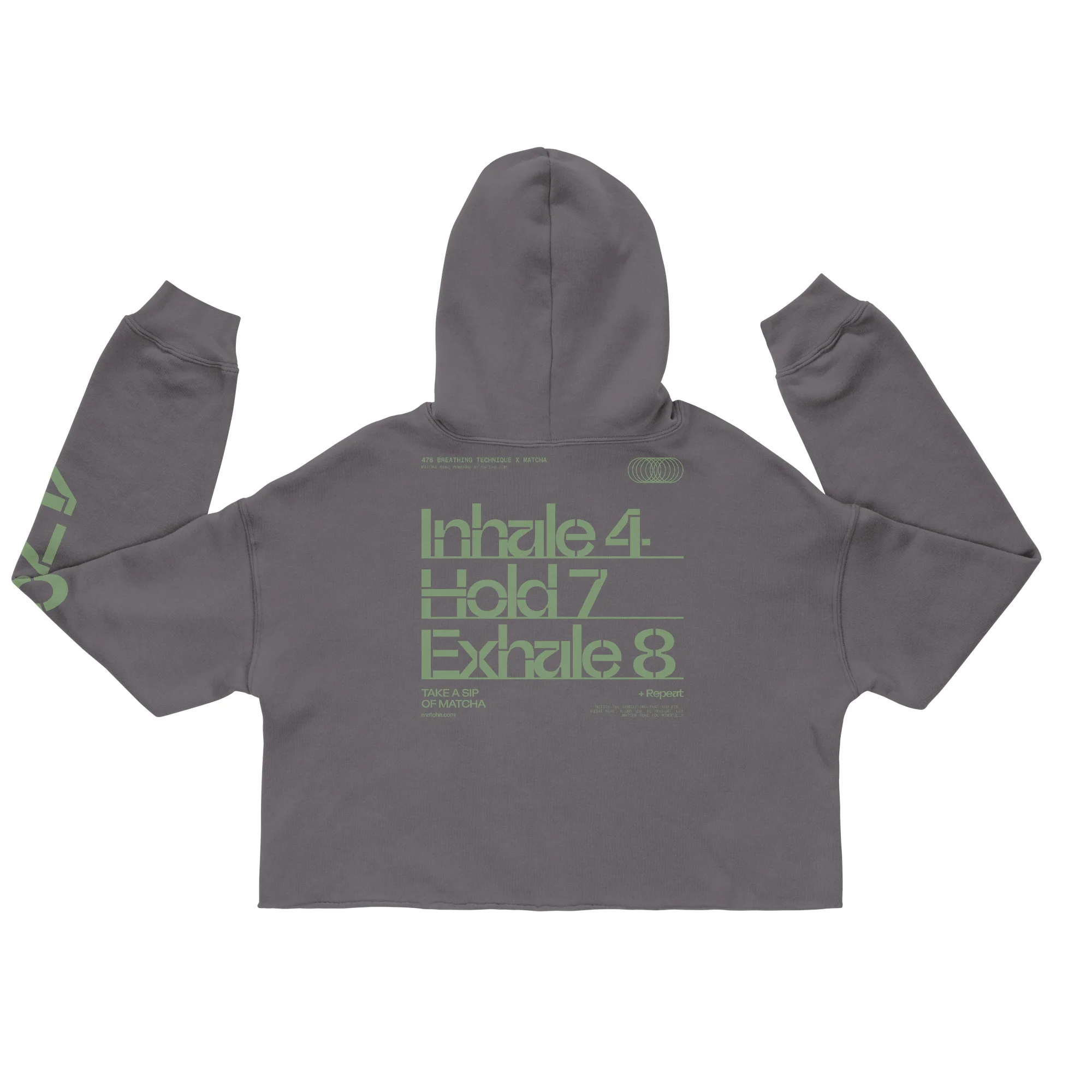 Cropped 4-7-8 Hoodie - Image 5