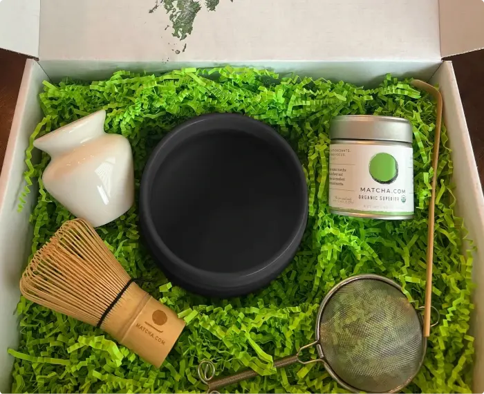 Matcha Starter Kit | Organic Ceremonial Set with Tools - Image 3