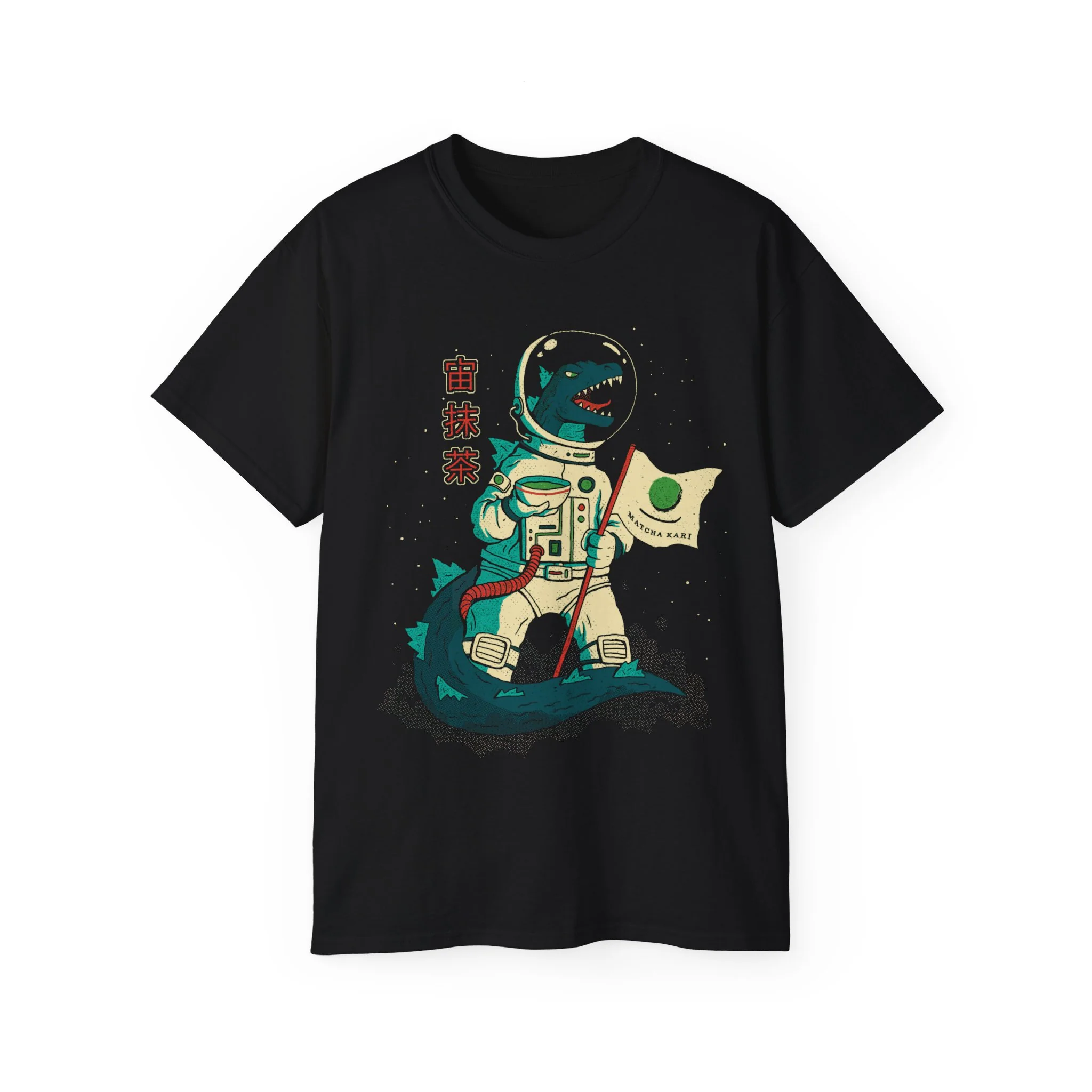 Matchazilla in Space Shortsleeve