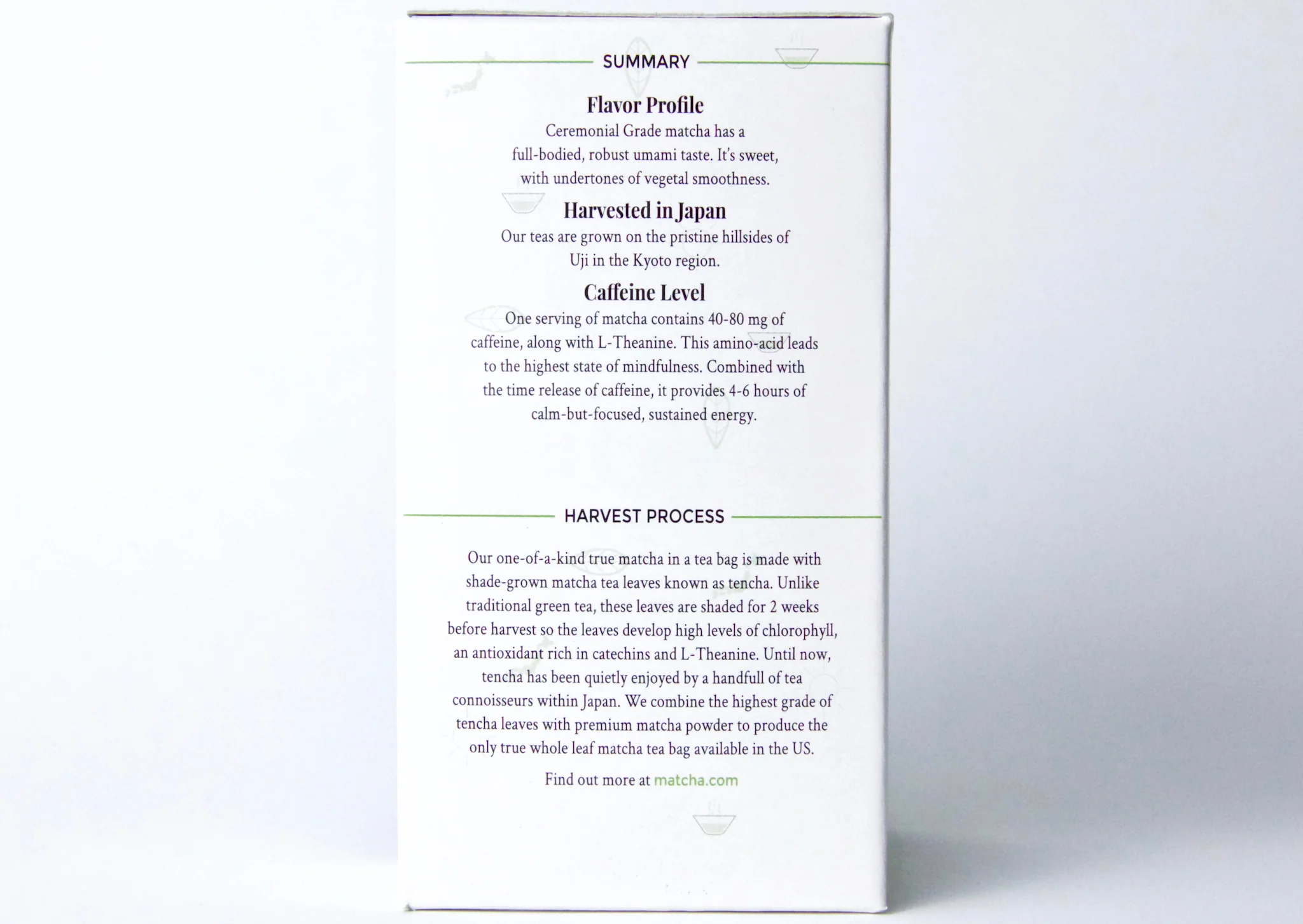 Whole Leaf Matcha Tea Bags - Image 8